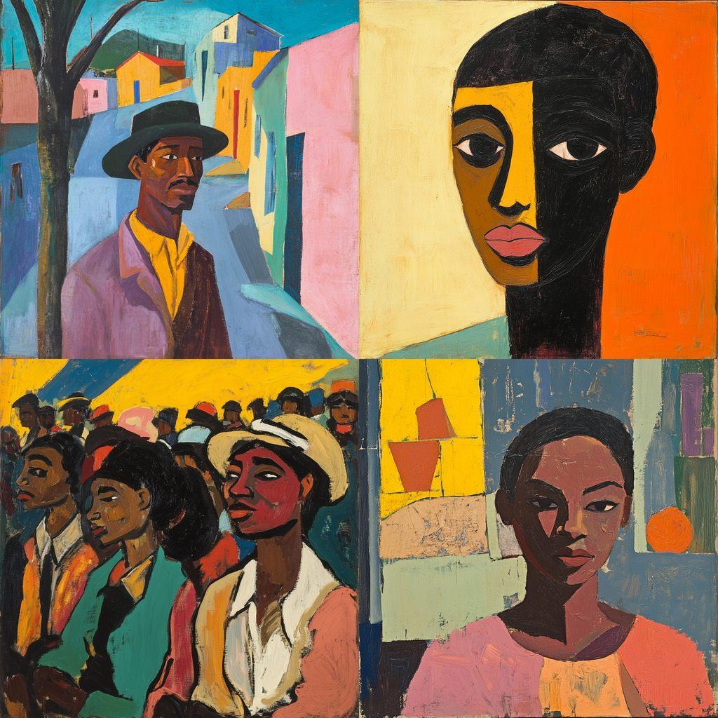 William H. Johnson style, Midjourney V6.1, render 1 of 4