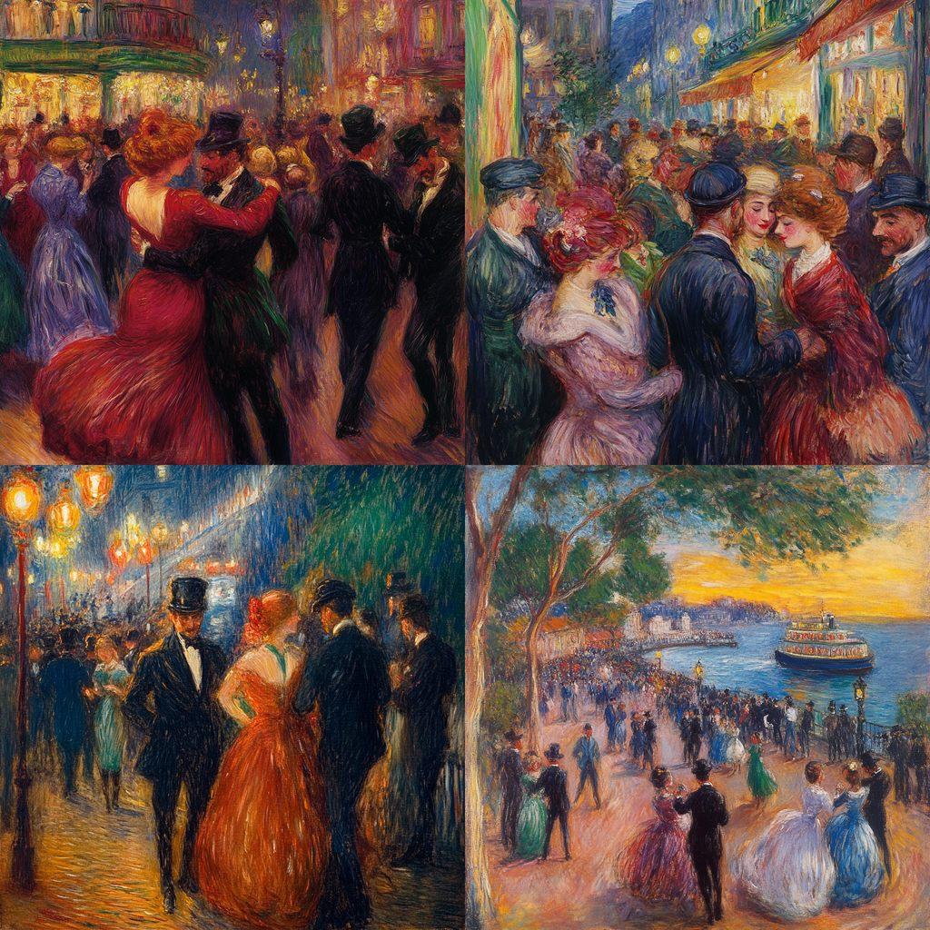 William James Glackens style, Midjourney V6.1, render 1 of 4
