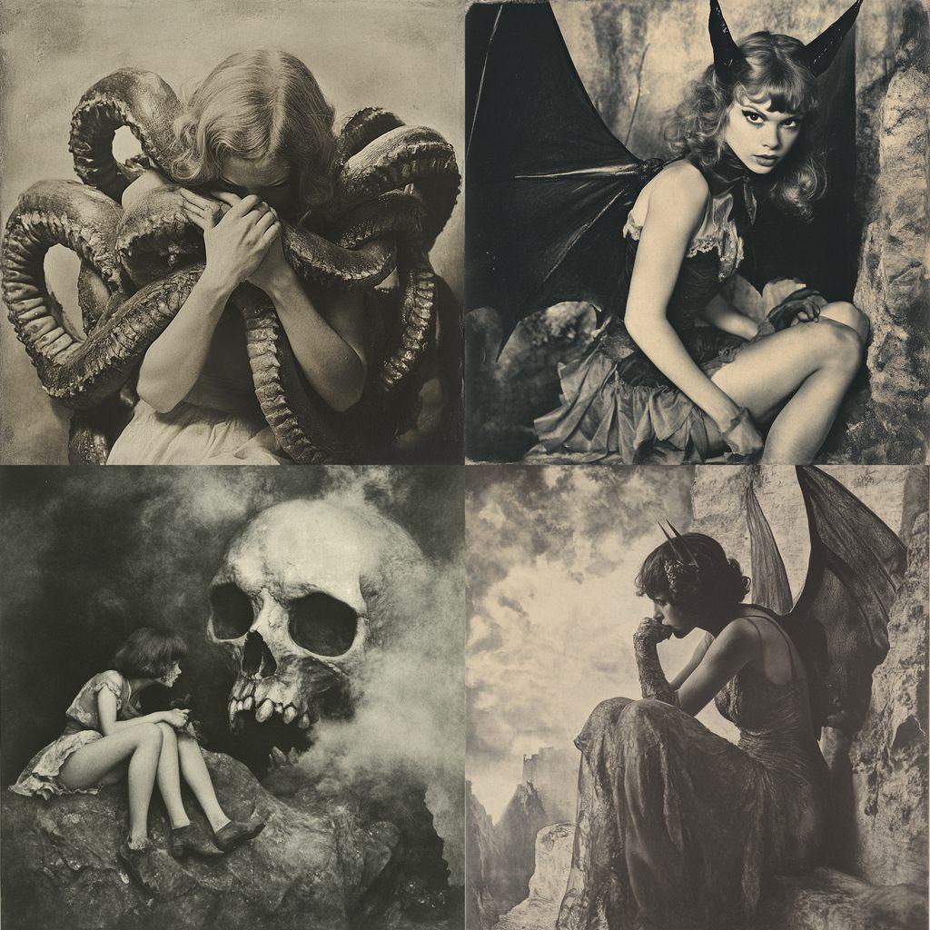 William Mortensen style, Midjourney V6.1, render 1 of 4