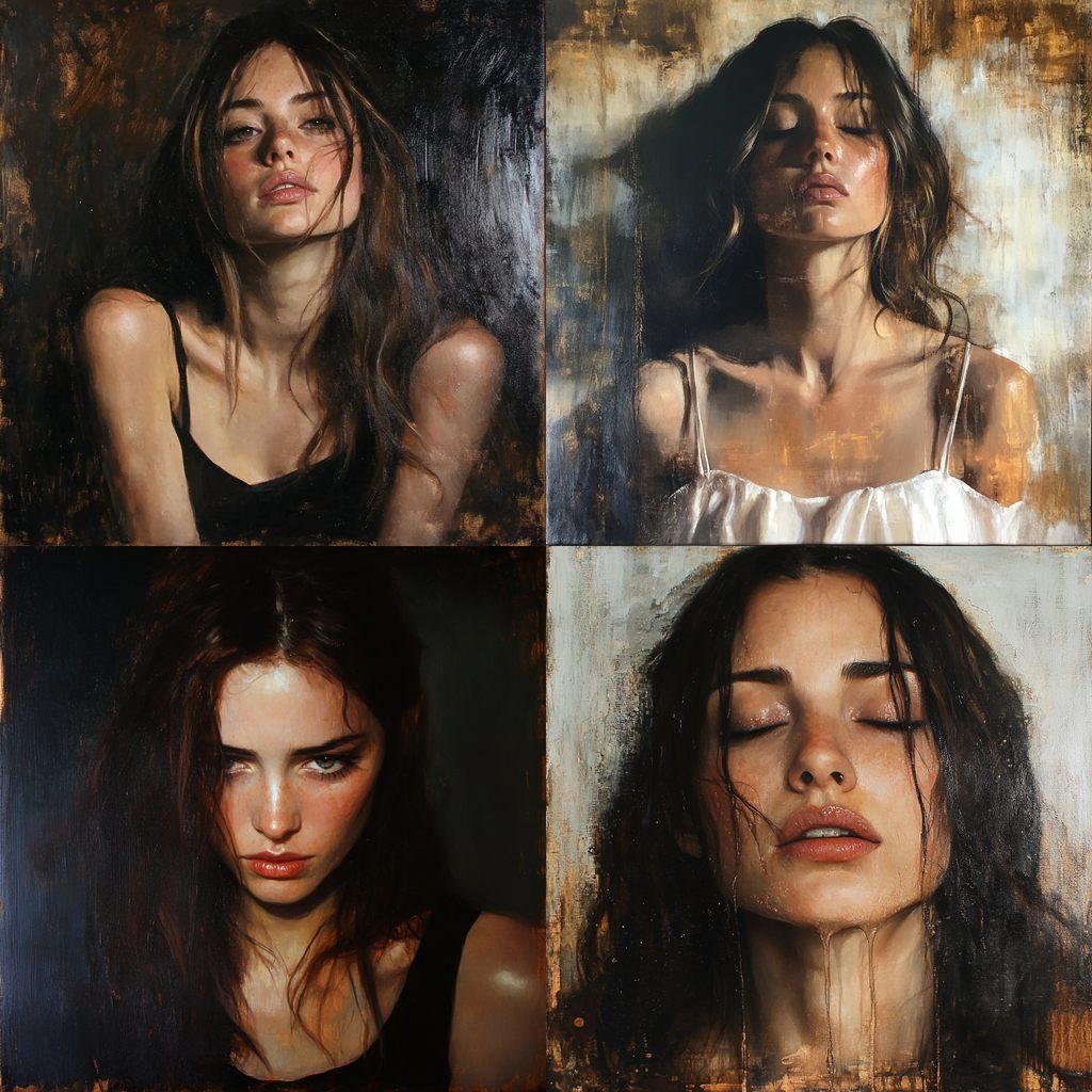 William Oxer style, Midjourney V6.1, render 1 of 4