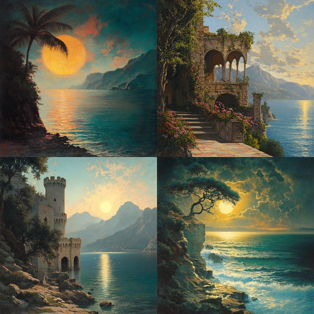 William Stanley Haseltine style, Midjourney V6.1, render 1 of 4