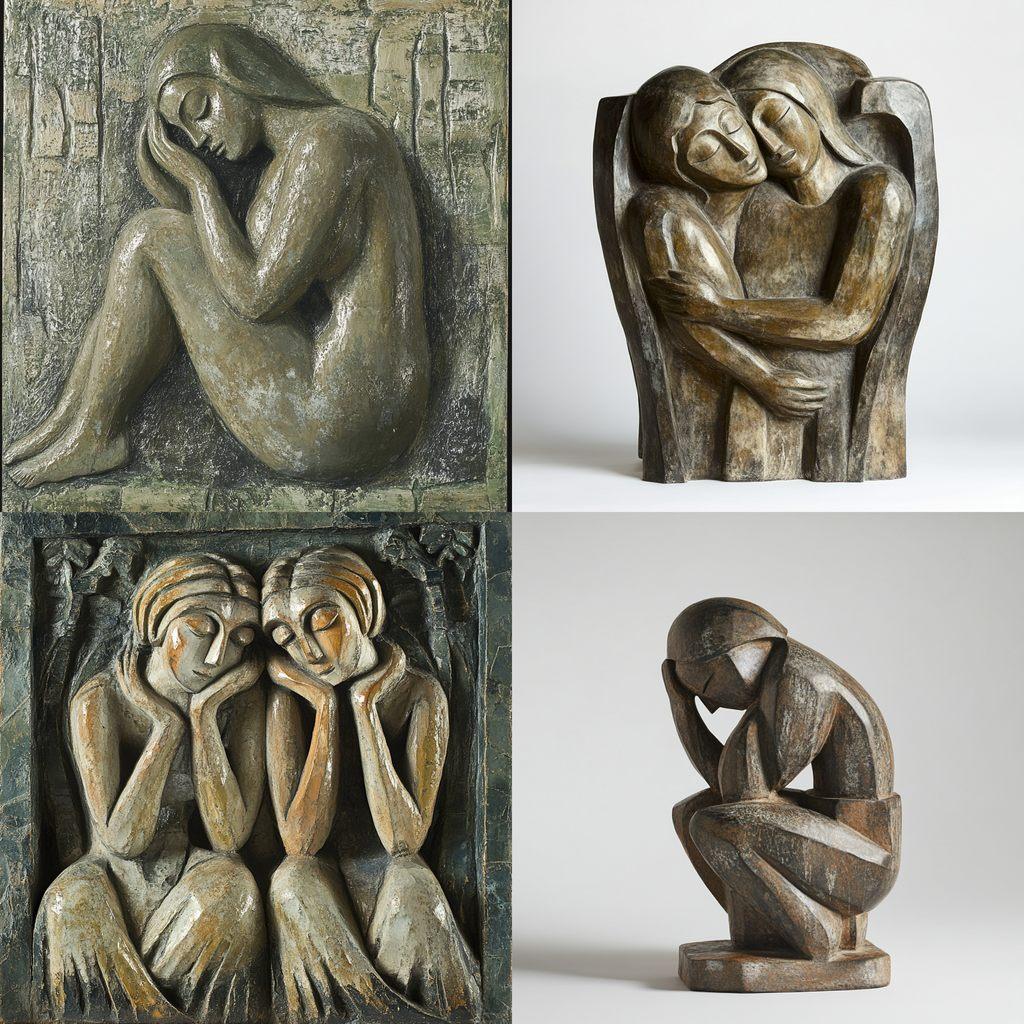 William Zorach style, Midjourney V6.1, render 1 of 4