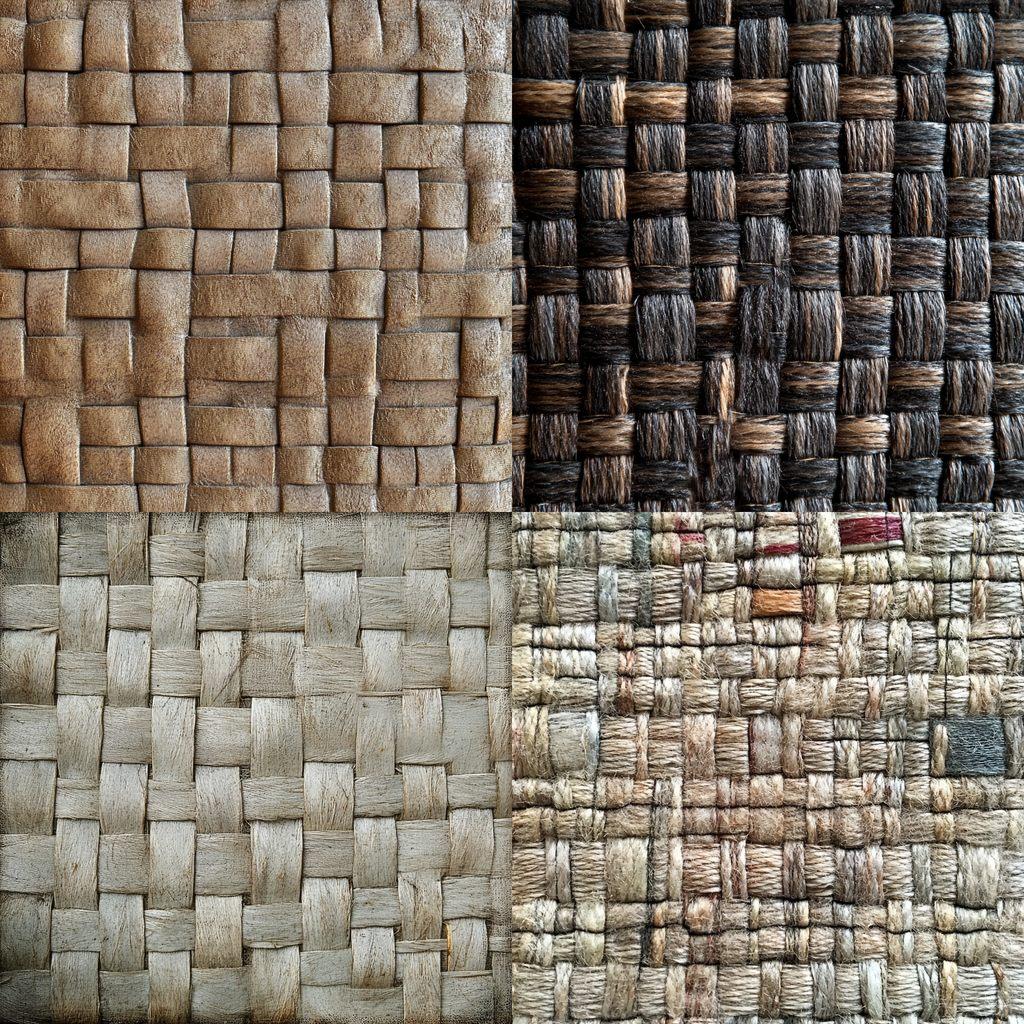 Woven texture style, Midjourney V6.1, render 1 of 4