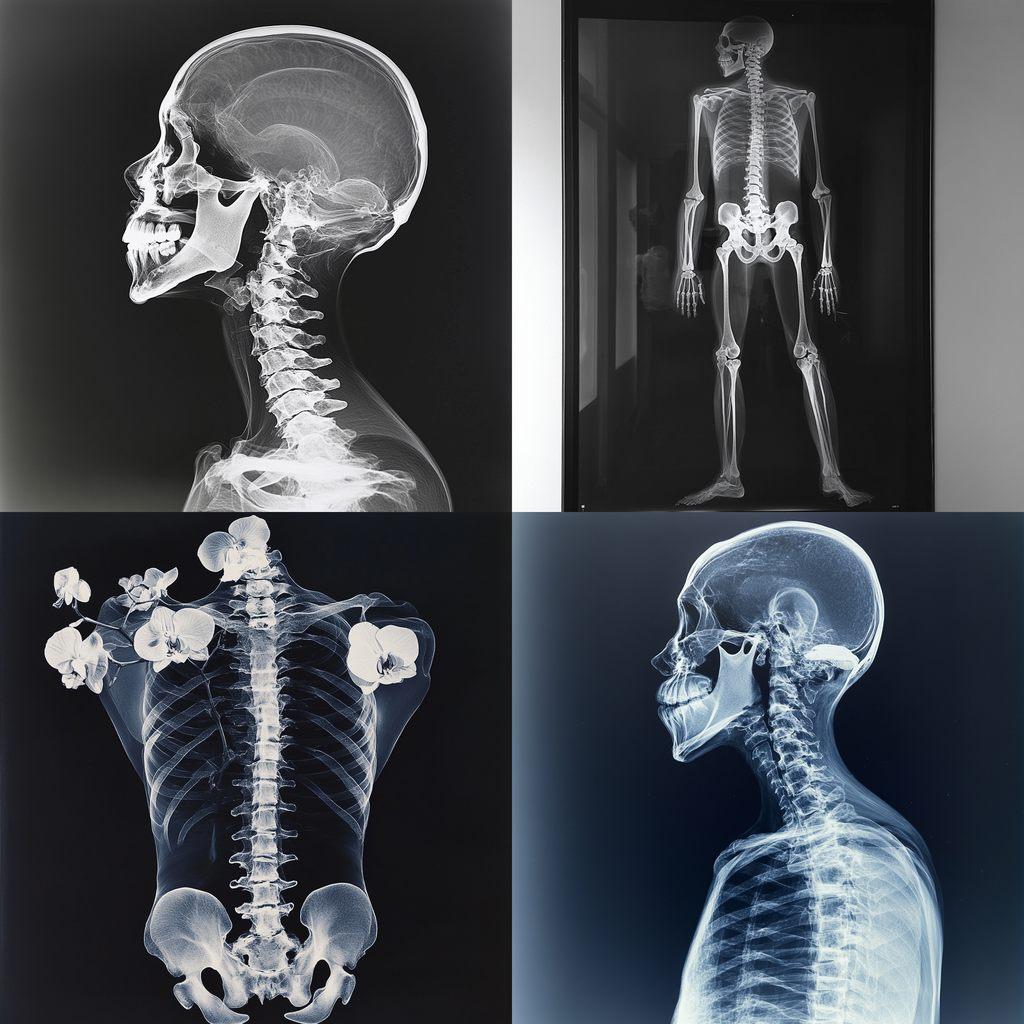 X-ray style, Midjourney V6.1, render 1 of 4