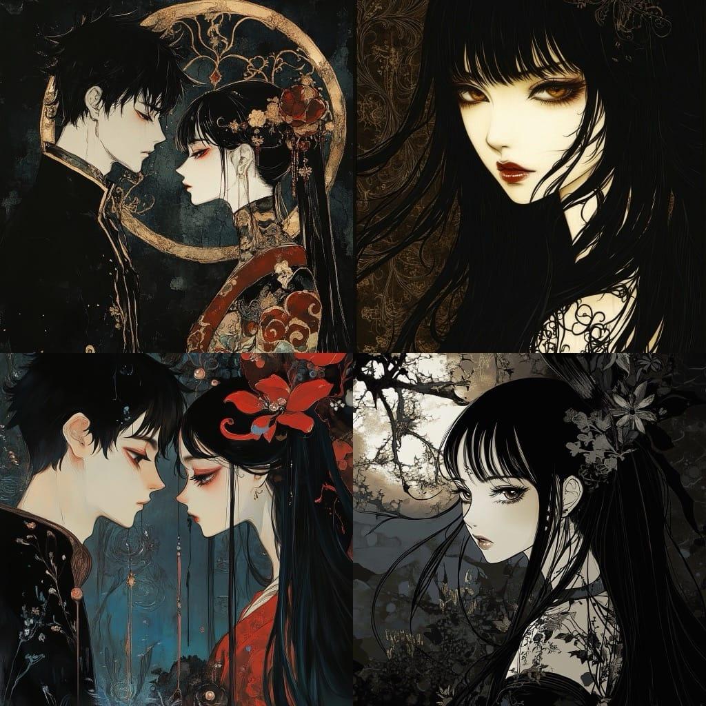 xxxHolic style, Midjourney V6.1, render 1 of 4