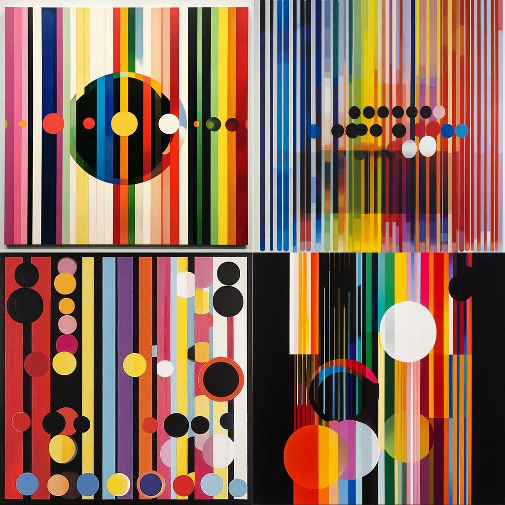 Yaacov Agam style, Midjourney V6.1, render 1 of 4