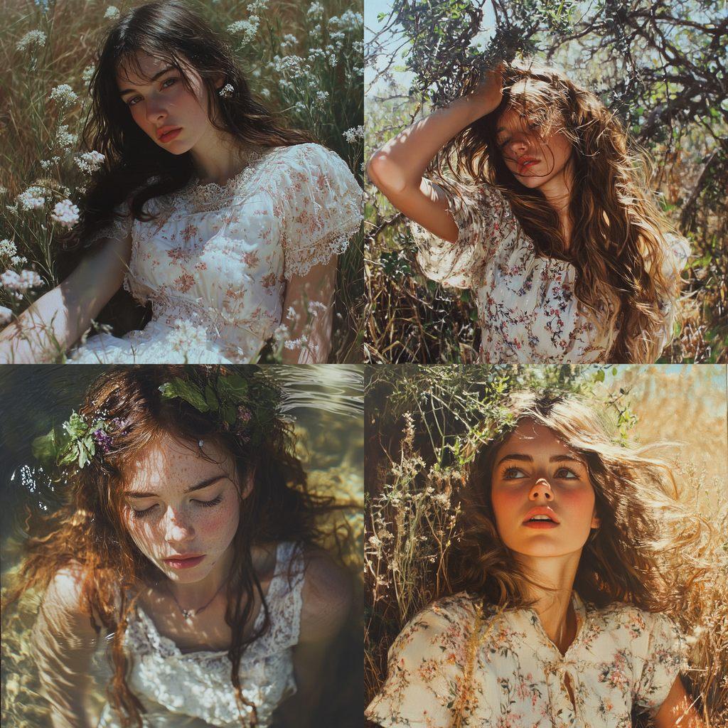 Yigal Ozeri style, Midjourney V6.1, render 1 of 4