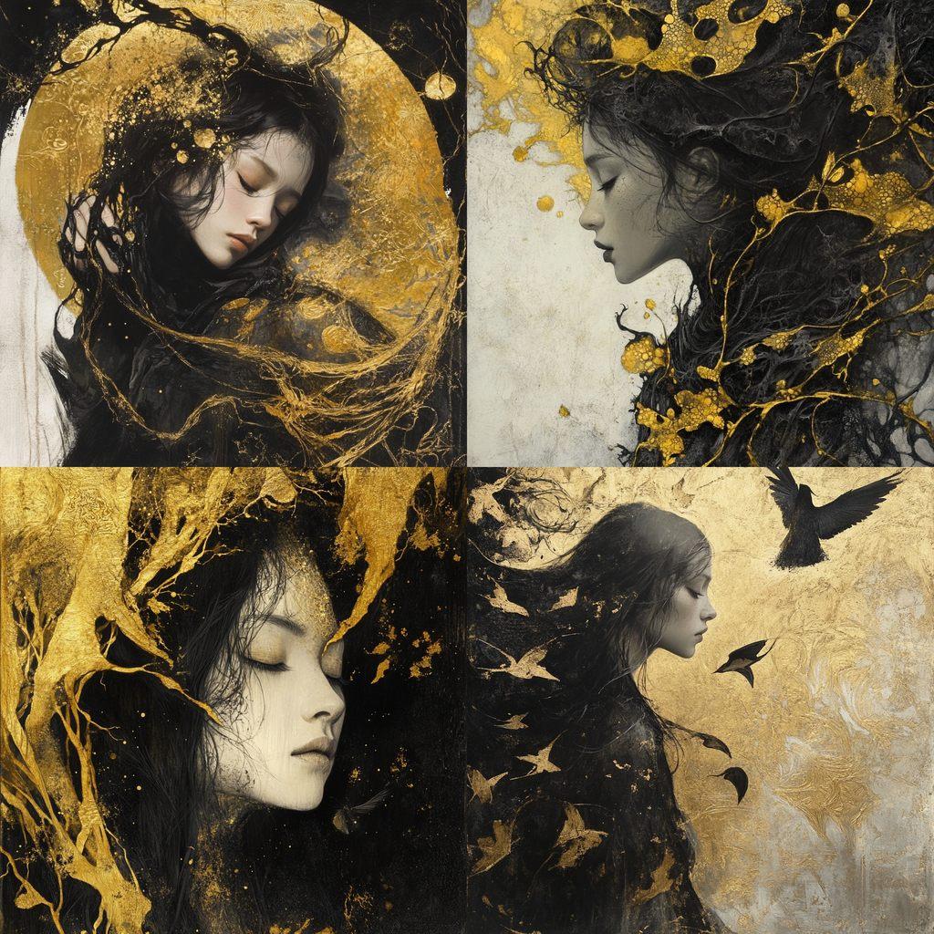 Yoann Lossel style, Midjourney V6.1, render 1 of 4
