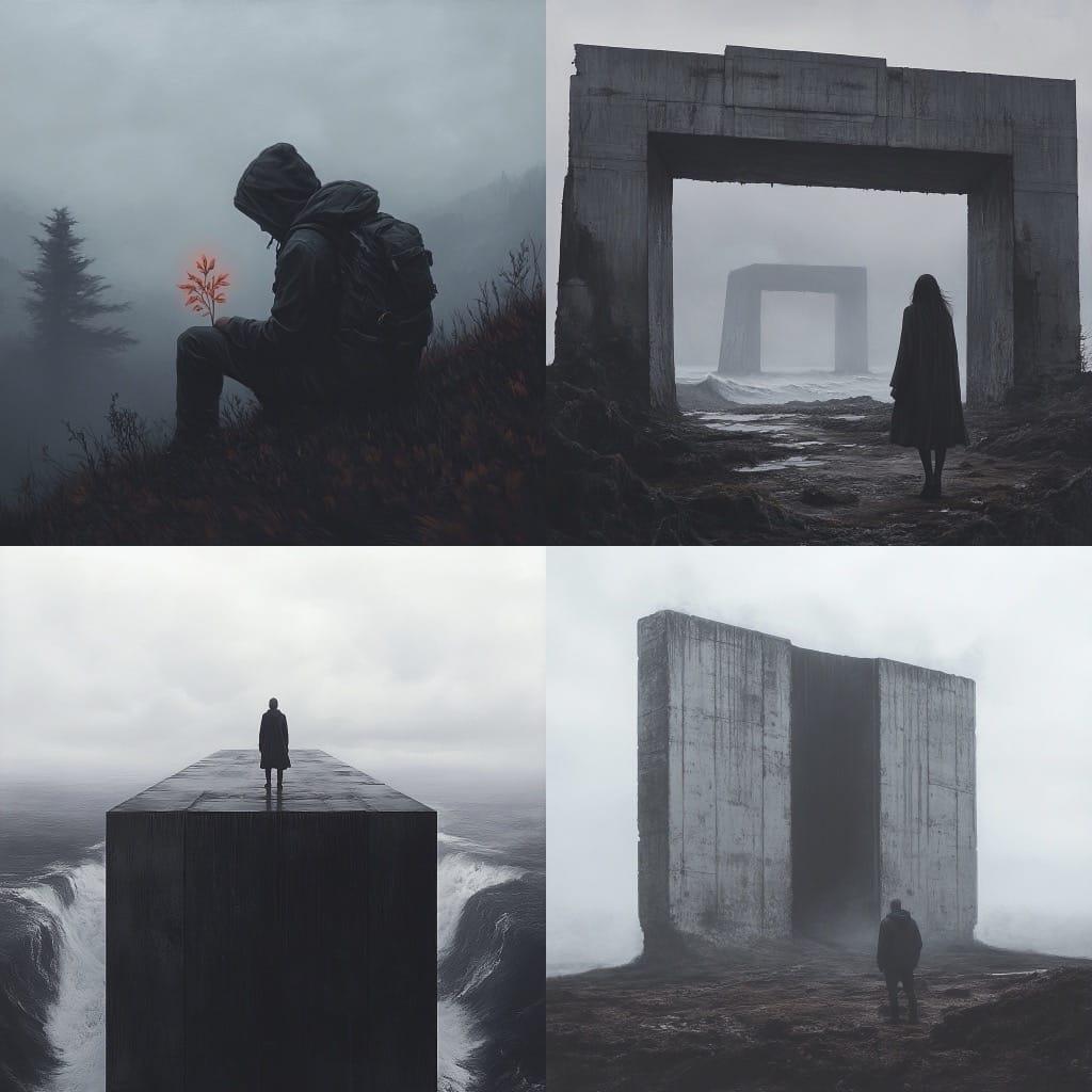 Yuri Shwedoff style, Midjourney V6.1, render 1 of 4