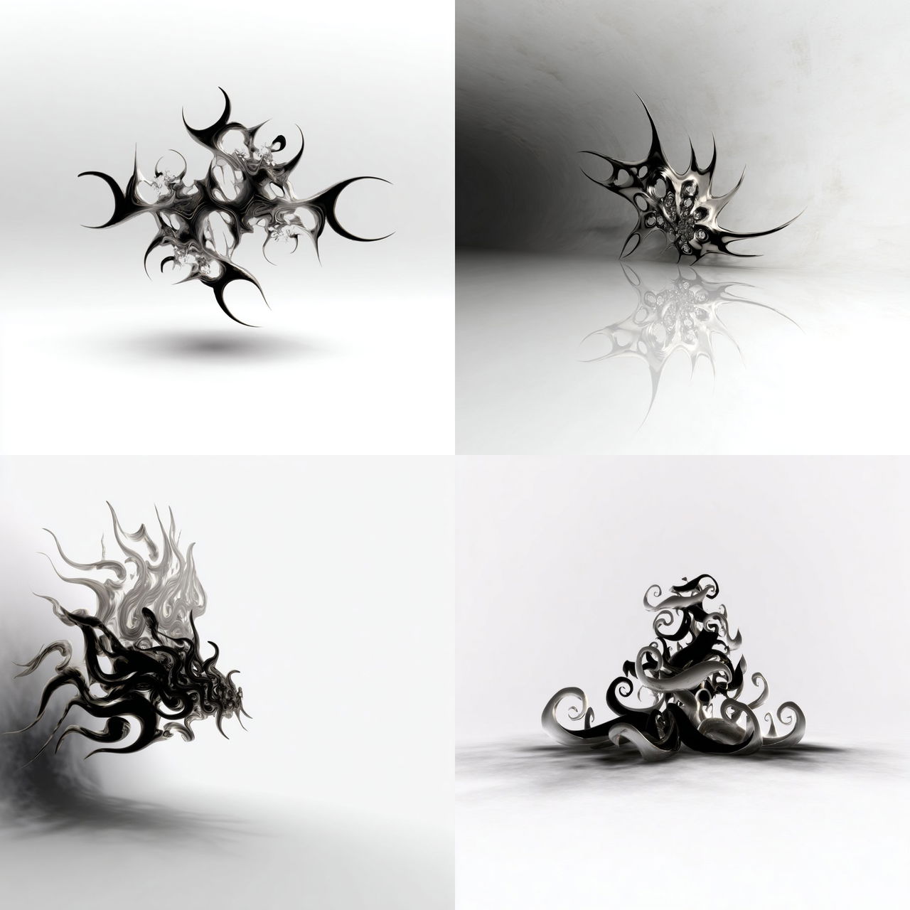 Void Lithograph style, Midjourney V7, render 1 of 4