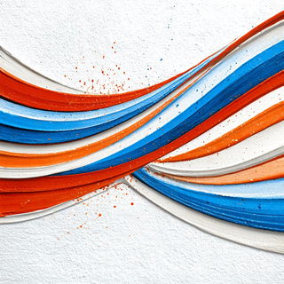 Glacierstroke style, Midjourney V7: creative pattern composition