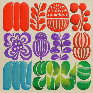 Ornamentasonry style, Midjourney V7: creative pattern composition