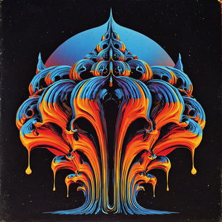 The Solburst Archive style, Midjourney V7: abstract 3D render