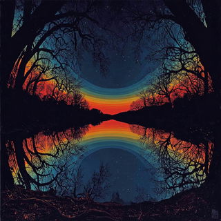 The Solburst Archive style, Midjourney V7: realistic landscape photograph of quiet dawn