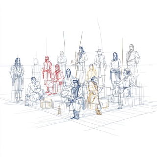 Wireash style, Midjourney V7: traditional folk art