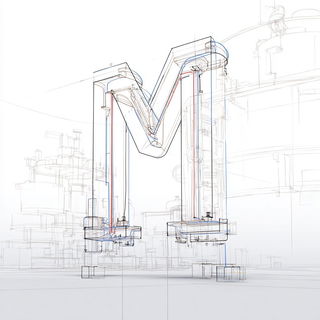 Wireash style, Midjourney V7: typographic composition with large letters