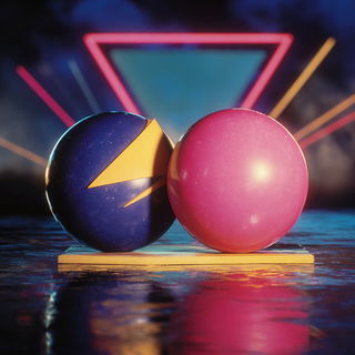 Ruincathode style, Midjourney V7: abstract 3D render