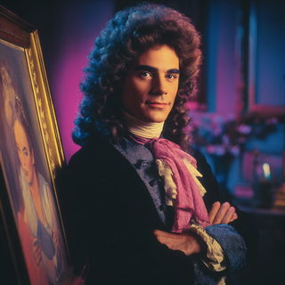 Ruincathode style, Midjourney V7: classical 18th-century oil painting