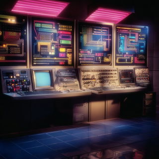 Ruincathode style, Midjourney V7: technical infrastructure blueprint schematics