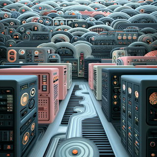 Pigmentarium style, Midjourney V7: technical infrastructure blueprint schematics