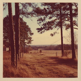 Velour Handstage style, Midjourney V7: realistic landscape photograph of quiet dawn