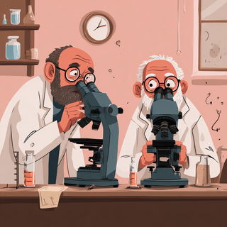 Pomegranate Glasshouse style, Midjourney V7: editorial illustration for popular scientific magazine cover