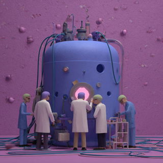 Cliffpastel style, Midjourney V7: editorial illustration for popular scientific magazine cover