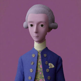 Cliffpastel style, Midjourney V7: classical 18th-century oil painting