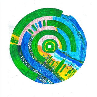 Driftcolor style, Midjourney V7: bold minimalist logo design for Istanbul city municipal services
