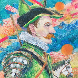 Driftcolor style, Midjourney V7: classical 18th-century oil painting
