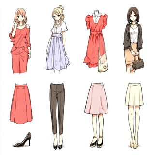 Cloudglassism style, Midjourney V7: haute-couture fashion outfit
