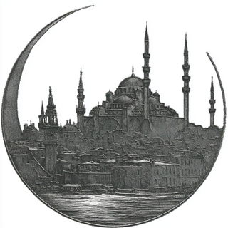 Gargoylestorm style, Midjourney V7: bold minimalist logo design for Istanbul city municipal services