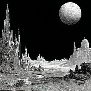 Gargoylestorm style, Midjourney V7: cinematic shot from sci-fi movie