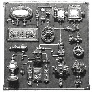 Gargoylestorm style, Midjourney V7: technical infrastructure blueprint schematics