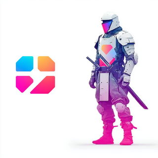 Neonmandala style, Midjourney V7: concept art character design of retropunk steam knight