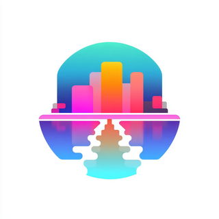 Neonmandala style, Midjourney V7: bold minimalist logo design for Istanbul city municipal services