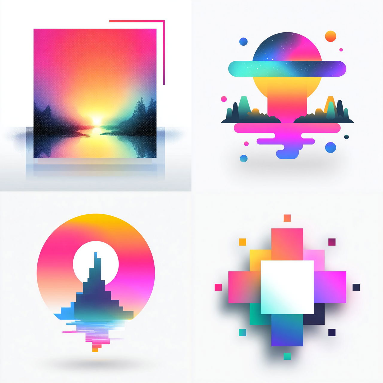 Neonmandala style, Midjourney V7, render 1 of 4