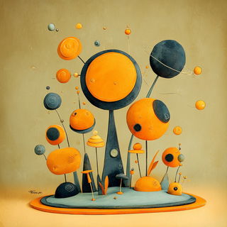 Cinder Fume Towers style, Midjourney V7: abstract 3D render