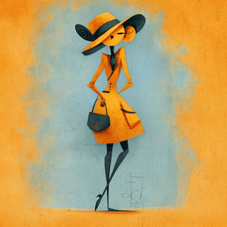 Cinder Fume Towers style, Midjourney V7: haute-couture fashion outfit