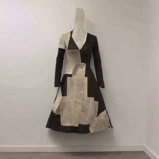 Tornshore Verismo style, Midjourney V7: haute-couture fashion outfit