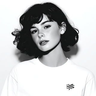 The Blackround Society style, Midjourney V7: photographic portrait of female protagonist