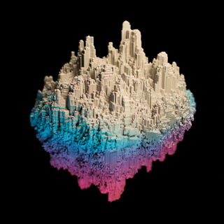 Celskin Cabinet style, Midjourney V7: abstract 3D render