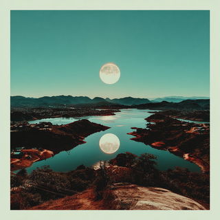 Cinemadance style, Midjourney V7: realistic landscape photograph of quiet dawn