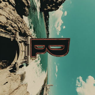 Cinemadance style, Midjourney V7: typographic composition with large letters