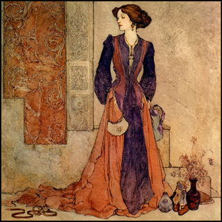 Robeblazon style, Midjourney V7: haute-couture fashion outfit