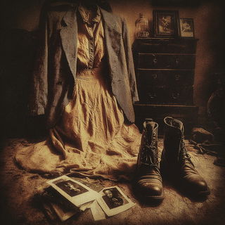 Vaporgrave style, Midjourney V7: haute-couture fashion outfit