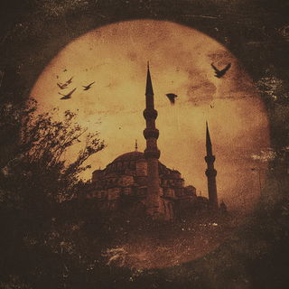 Vaporgrave style, Midjourney V7: bold minimalist logo design for Istanbul city municipal services