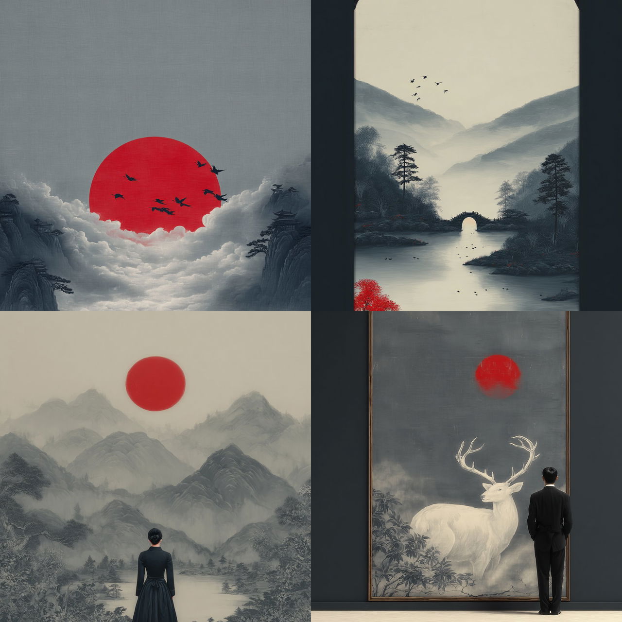 Voidbank Serigraphy style, Midjourney V7, render 1 of 4