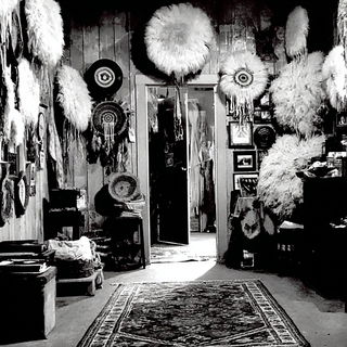 Fungifilm style, Midjourney V7: traditional folk art
