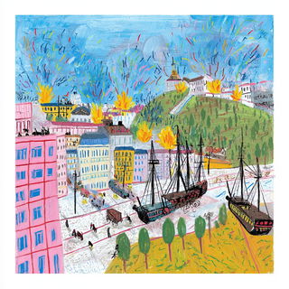 Crayon Contraption style, Midjourney V7: classical 18th-century oil painting